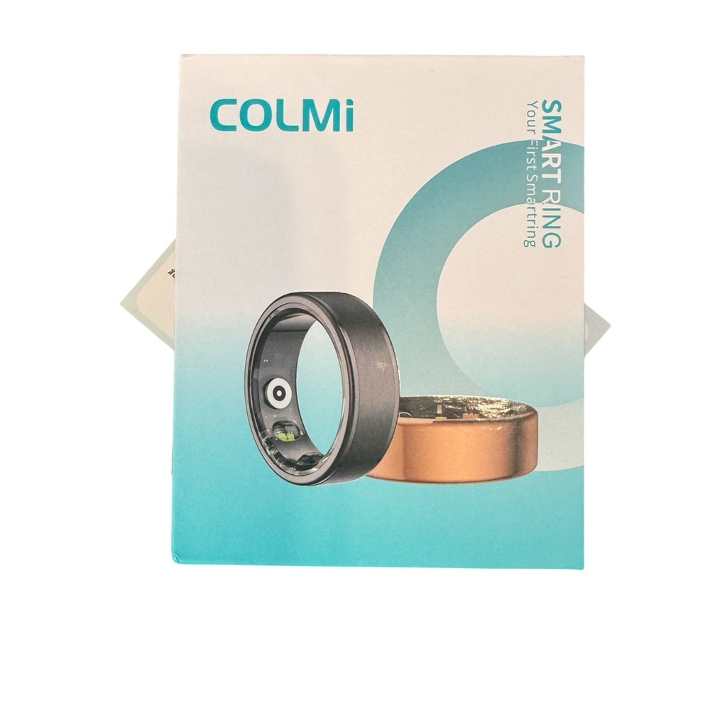 COLMi Smart Ring Fitness Tracker in Silver Size 8 NWTS